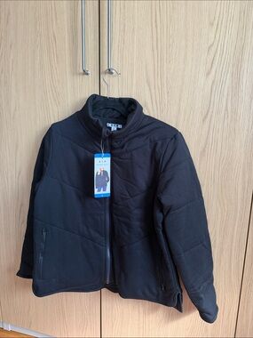 Three Dots Black Puffer Jacket
